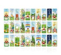 Zaamwoyy 30 Pcs Spanish Christian Magnetic Bookmarks, Religious Bible Verse Magnetic Bookmarks Bulk, Motivational Prayer Magnet Book Markers for Sun Day School Church Reading Bible Study Supplies