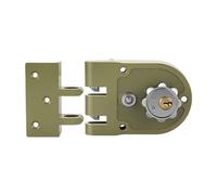 ZAANHA Jimmy Proof Deadbolt Lock Heavy Duty Safety Double Cylinder Locking Deadbolt with Keys for 1-3/4 inch (45mm) to 2-1/6 inch (55mm)(Left Open)