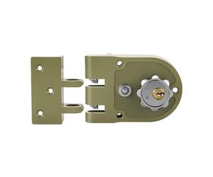 ZAANHA Jimmy Proof Deadbolt Lock Heavy Duty Safety Double Cylinder Locking Deadbolt with Keys for 1-3/4 inch (45mm) to 2-1/6 inch (55mm)(Left Open)