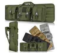 ZAANU Rifle Cases Tactical Rifle Bag Soft Padded Rifle Case Double Rifle Backpack Multi Pocket Pistol Bag Shooting Fishing Backpack Multifunctional Outdoor Air Gun Bag