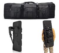 ZAANU Rifle Cases Tactical Rifle Case 2 Gun Cases for Rifles Soft Padded Gun Bag for Scoped Rifles Gun Bags for Rifles and Pistol Shotgun Bag for Hunting