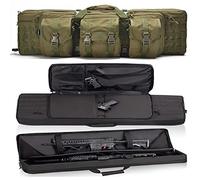 ZAANU Rifle Cases Tactical Soft Rifle Case Double Gun Bag with Adjustable Shoulder Strap, Gun Bags for Rifles and Pistol, Gun Carrying Case, Gun Backpack