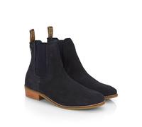 Zaara Suede Leather Chelsea Boots CATESBY ENGLAND Navy 7