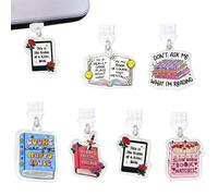 Zaardend Dust Plug Charm Type C for Kindle Colorsoft Paperwhite Accessories 2025, USB C Dust Plug for Kindle Accessories, Charm Bookish Items for E-reader Lovers Gifts