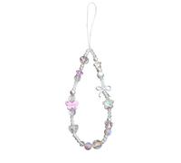 Zaardend Phone Charm Strap, Universal Cell Phone Lanyard Wrist Strap Beaded Chain String Handmade for Women Girls