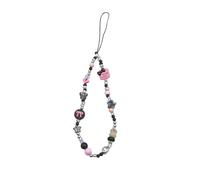 Zaardend Phone Charm Strap, Universal Cell Phone Lanyard Wrist Strap Beaded Chain String Handmade for Women Girls