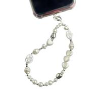 Zaardend Phone Charm Strap, Universal Cell Phone Lanyard Wrist Strap Beaded Chain String Handmade for Women Girls