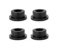 ZAAWUUT 4-Pack Rubber Sink Overflow Hole Cover,Kitchen Bathroom Sink Hole Overflow Cap,Sink Basin Trim Overflow Cover Insert in Hole Round Caps (Black, 0.94")