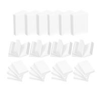 ZAAWUUT 50-Pack Miniatures Blank Books,Dollhouse Book 1:12 Scale Tiny Blank Notebook,Mini House Opening Books Doll House (50)