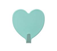 ZAAWUUT Adhesive Wall Hooks,10 Pieces Stainless Steel Decorative Sticky Hanger Without Nails for Home Office Classroom (Blue)