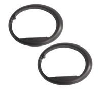 ZAAWUUT Foldable Desktop Clip Hooks,2-Pack Rod Hook,Purse Holder,Backpack Bag Hook for Hanging Decor,Storage Hanger for Home Closet Public Table (Black)