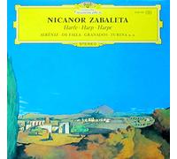 ZABALETA NICANOR (arpa) - (LP printed in Germany) Serenata andaluza (1899) per arpa Suite espanola n.1 op 47 (1886) n.1 Granada