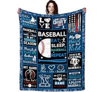 ZABAOBO Baseball Blanket Gifts for Boys Men Adults,Baseballs Accessories Funny Throw Blankets,Great BaseBall Coach Presents for BaseBalls Players Lover Team 50"X40"INCH