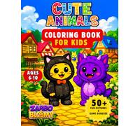 Zabbo & Bloomy’s Cute Animals Coloring Book: A Fun and Adorable Coloring Adventure with Puppies, Kittens, Bunnies, and Sweet Animal Friends for Kids ... Series (Story + Coloring for Kids 6-10))