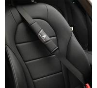 ZABEES 2 Pcs Car Seat Belt Pads for Peugeot 508 408 2008 3008 4008 508L E2008, Seat Belt Padding Cover Protector Comfort Soft Breathable Car Seat Belt Strap Shoulder Pad, Auto Accessories,C Black