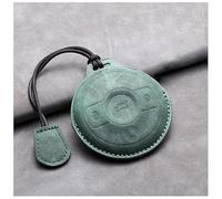 ZABEES Car Key Fob Cover for Smart #1, Car Remote Control Key Shell, Durable Leather Key Case Holder Keychain Keyring Car Key Protector Shell for Man Women,A Green