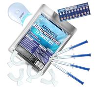 ZABERRY Advanced Teeth Whitening Ultimate Kit, Complete Home LED Treatment System with Tooth Bleaching Gel, Enamel-Safe & Sensitivity-Free