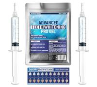 ZABERRY Professional Teeth Whitening Gel, Dental Grade, Bleaching kit 2 x 10ml
