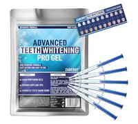 ZABERRY Professional Teeth Whitening Gel Refill 6 x 3ml, At-Home Whitening Treatment, Gentle for Sensitive Teeth, Compatible with Trays & LED Kits