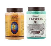 Zabłocka iodine-bromine thermal salt 1 kg + 1.2 kg mineralising bath with high concentration of trace elements - relaxing care | origin: mine Dębowiec