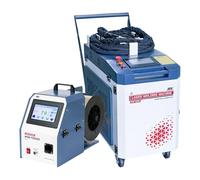ZAC 2000Watt MAX Fiber Laser Welder Handheld Laser Welding Machine 220V Single-Phase with Auto Wire Feeder, Integrated Water-Cooler Chassis for All Type of Metal