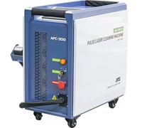 ZAC 300W IoT-Enabled Laser Rust Removal Handheld Air Cooled Laser Cleaner for Wood Precision Mold Furniture Cultural Relics Restoration Laser Class 1 0.39mW