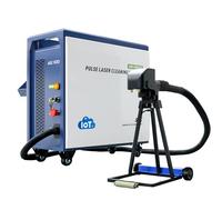 ZAC 500W G Series IoT Air Cooled Laser Cleaner Self-propelled Rust Remover Removal Machine AC110-220V for Removing Oxide Films Paint Oil Stains Coating Class 1 Output Power 0.39mW (AGC-500C)