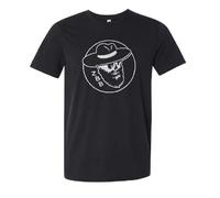 ZAC BROWN BAND Unisex-Adult Official Merch Skeleton Logo Tee, Black, XL