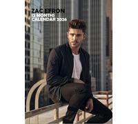 Zac Efron, 2026 Calendar, A3, Wirobound, Full Colour, Free Pack of Calendar Stickers.