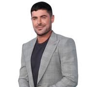 Zac Efron (Grey Suit) Half Body Buddy Cutout