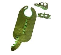 ZAC HOME World Book Day Costume Crocodile and Dinosaur 2 in 1 Costume for 3-8 years