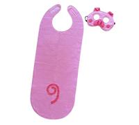 ZAC HOME World Book Day Piggy Pink Pig Costume Dress Up Outfit (Pink)
