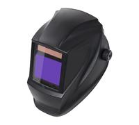 ZAC Laser Protection Helmet 4.13"X3.35" Large Viewing Screen True Color Solar Power Auto Darkening Welding Helmet 4 Sensor Wide Shade 4/5-8/9-13 for Welding Cleaning Mask