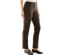 Zac & Rachel Women's Millennium Fabric Jeans-Perfectly Designed Woven Stretch Combination That Makes for The Most Flattering, Chocolate, Large