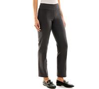 Zac & Rachel Women's Millennium Fabric Pull-on Slim Leg Pant Casual, Grey, 8