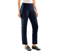 Zac & Rachel Women's Millennium Fabric - Slim Leg Pull-On Pant, Navy Blazer, 8 Short