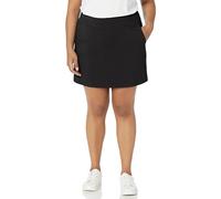 Zac & Rachel Women's New Millennium Solid Pull-on Skort, Black, 10