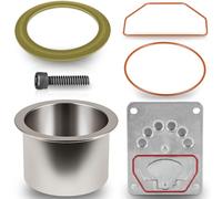 ZAC0032 Compressor Valve Plate Kit & K-0650 Air Compressor Cylinder Sleeve and Compression Ring Kit For Craftsman Porter Cable DeVilbiss DeWalt Black & Decker Oil-Free Pumps Air Compressors