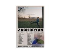 Zach Bryan American Heartbreak Anti Splash Art Posters Living Room And Bedroom Hanging Paintings Suitable for Multiple Scenarios No Need for Punching Easy to Install Suitable for Gifts And Personal Us
