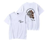 Zach Bryan American Heartbreak T-Shirt Unisex, 2D Printed Loose Tee for Men Women, Country Music Shirt for Festivals and Gifts (White,L)