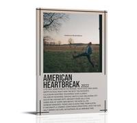 Zach Bryan American HeartbreakWaterproof And Stain Resistant Decorative Paintings Living Room Bedroom, Office Hanging Paintings Free Framing High-definition Posters Creative Home DecorFrame-style24x36