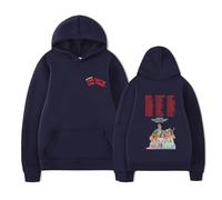 Zach Bryan Hoodie Unisex The Burn Tour Pullover, Retro Casual Sweatshirt, Country Music Hoodie for Men Women Sports (Navy blue,S)