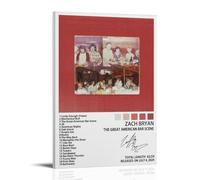 Zach Bryan The Great American Bar Scene Canvas Wall Art Home Posters Are Suitable for Bedroom Dining Room And Living Room Beautiful Artwork Is A Great Gift for FriendsFrame-style16x24inch(40x60cm)