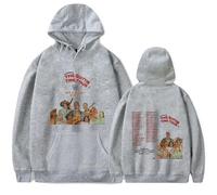 Zach Bryan The Quittin Time Tour Merch Hoodie Unisex Long Sleeve Sweatshirt Casual Hoodie Oversized Pullover Top for Men Women XXS-4XL-Grey||M