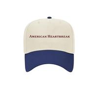 Zach Bryan Unisex-Adult Official Merch American Heartbreak Cap, White, One Size