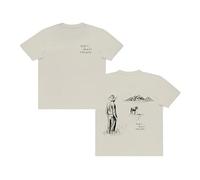 Zach Bryan Unisex-Adult Official Merch Quiet Heavy Dreams Tee, Off-White, XL