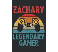 Zachary Gift Name Personalized Funny Gaming Geek Birthday Nice: FLOWER JOURNAL: 6" x 9", 110 Pages, Lined Writing Notebook, White Lined Paper, Journal ... Memos, Meetings, ... Artists, and Students.