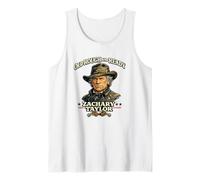 Zachary Taylor Old Rough and Ready Military Portrait Tank Top