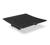 Zack Abbaco Powder Coated Black Stainless Steel Soap Dish