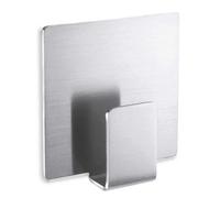 Zack Appeso Self-Adhesive Towel Hook - Brushed Stainless Steel No-Drill